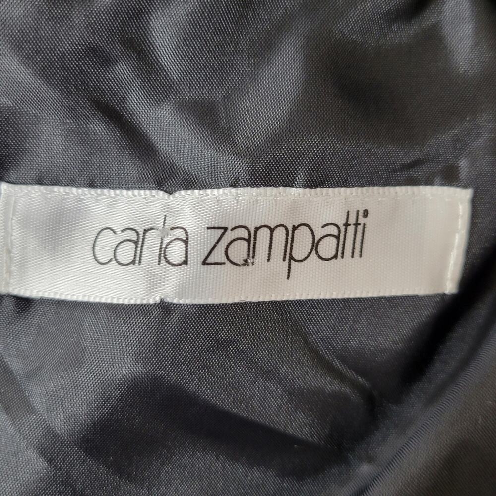 Carla Zampatti Cocktail Dress Black LBD Size 12 - Picture 8 of 8